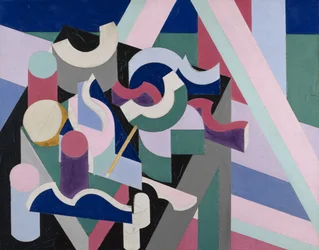 PeintureNature morte、c.1924（キャンバスに油とグラファイト）