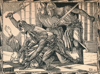 トマス・A・ベケットの殺害、1902年