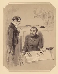 ロンドンのガヴァルニロンドンの外国人紳士（リトグラフ）