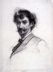 ジェームズ・アボット・マクニール・ホイッスラー（1834-1903）の肖像（グラビア）