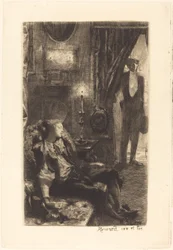 イザの眠り イザの眠り、1885年。