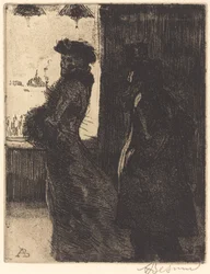 未知の女ランコニュ、1900年。