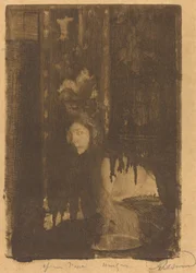 花瓶を持つ女性 La femme au vase、1894 年。