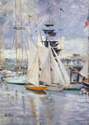 ハーバー、ドーヴィル、ノルマンディー、1912