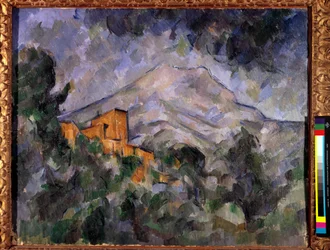 サント・ヴィクトワール山とシャトー・ノワール。1904-1906年。東京、ブリヂストン美術館