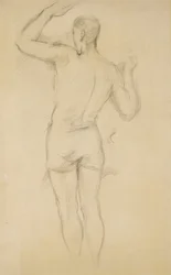 水浴び立ち;立っている入浴者、c。 1885-88