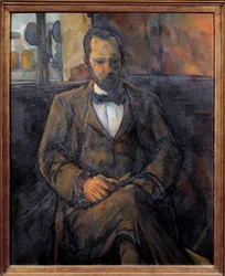アンブロワーズ・ボラール（1866-1939）の肖像 アート・マーチャント ポール・セザンヌ（1839-1906）の絵画 1899年 日1x0.81 m パリ、プチパレ美術館 - 美術商Ambroise Vollard（1866-1939）の肖像。ポール・セザンヌ（1839-1906）の絵画 1899年 1x 0.81 m. Peintur.
