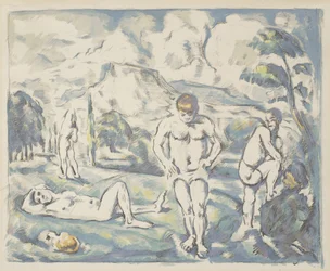 The Bathers：Large Plate、1898