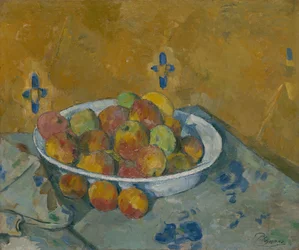 リンゴの皿、c。 1877年。