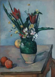 チューリップの花瓶、c。 1890年。