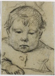 子供の頃のエミル・ゴーギャン、右手前、c。 1875-1876。
