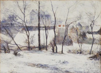 フランス語：La Neige à Vaugirard II, or Jardin sous la neige I 雪の下の庭