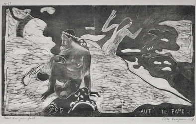 ノア：Auti Te Pape川の女性、1893-94年。