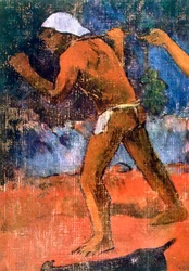 タヒチアンライフ詳細のシーン、1896