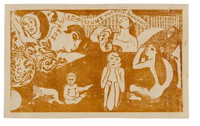 後期木版画集より「愛すれば幸せになれる」