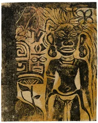 タヒチアンアイドル、女神ヒナ、1894〜95年