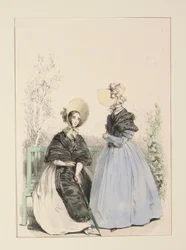 1837 年 7 月。麦わら帽子。