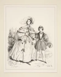 朝の過失。 1835年。