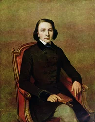 ヴィクトル・ユゴー（1804-66年）の肖像、1829年