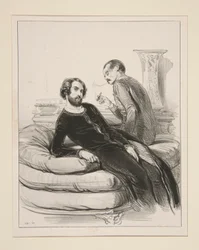 DRESSING DRESSES BY HUMANN、テーラー、rue Neuve-des-Petits-Champs。 デュルソーシャツ。 モンブロの好奇心 (sic.)