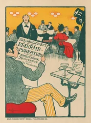 マスターズ・オブ・ザ・ポスターWilhelm Söborgの芸術的ポスター展のポスター、1895年頃。