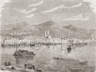 1860年代のモントリオール、オーギュストトリコン（b.1814）によって彫刻