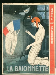 La Baionnette "の表紙、カラフルな風刺画