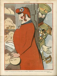 Le Rire』に掲載されたポール・イリベ（1883-1935）のイラスト