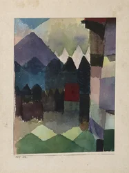 マルクの庭のフェーン、1915年。