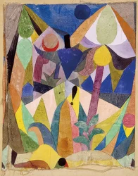 穏やかな熱帯の風景。 1918