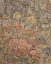 城の庭園。 1931
