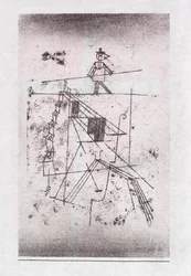 綱渡り、1923年。