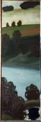 アール渓谷、スイス - 絵画のビュー