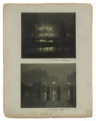 London by Gaslight, 1896年頃（グリーントーンのカーボンプリント）