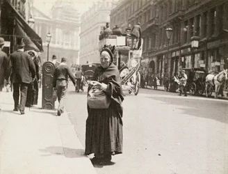 マッチ売り、ルドゲート ヒル、ロンドン、1893 年
