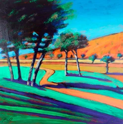 ソン・ビダ、2024年（アクリル、ボード）