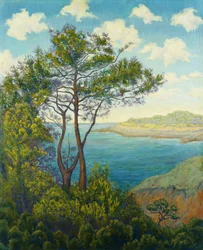 ブルターニュの海岸。ブルターニュの海辺、c。 1898