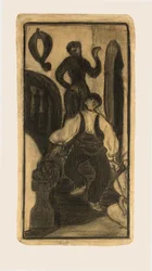Staircase an Inn、バスク地方、1893