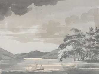湖の風景