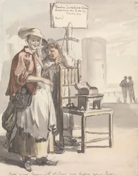 Londres clama: "Transforme seu cobre em prata agora diante de seus olhos" (design da página de rosto)