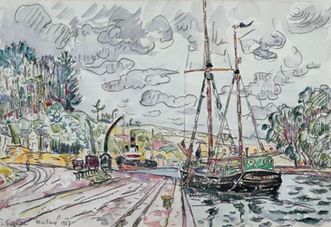 ポントリーの風景、1927年