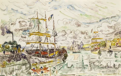 サンマロ港、1930