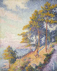 サントロペ、海岸沿いの道、1902