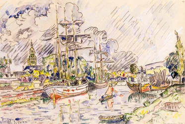 ランデルノー港、1921年