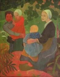 若い母親、1891