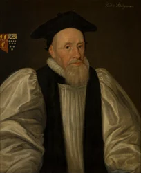 チェスター司教ジョン・ブリッジマンの肖像（1577-1652）、1597-1621年頃（キャンバスに油彩）