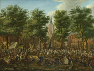ハーグの大市場、1760
