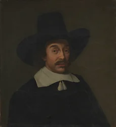 男の肖像、おそらくヤン・デ・ホーゲ (1608-1682)
