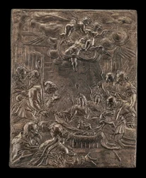 The Adoration of the Shepherds, c. 15901600.    1158319   ja       japanese Successfully Translated  Original: Micky. A portrait of a dog, a terrier Translat: 