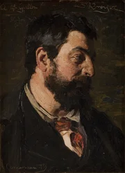 フランス人画家アルフレッド・ギユーの肖像